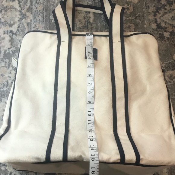 Parker Thatch Beige Canvas Tote Bag (Tennis) - Picture 5 of 9